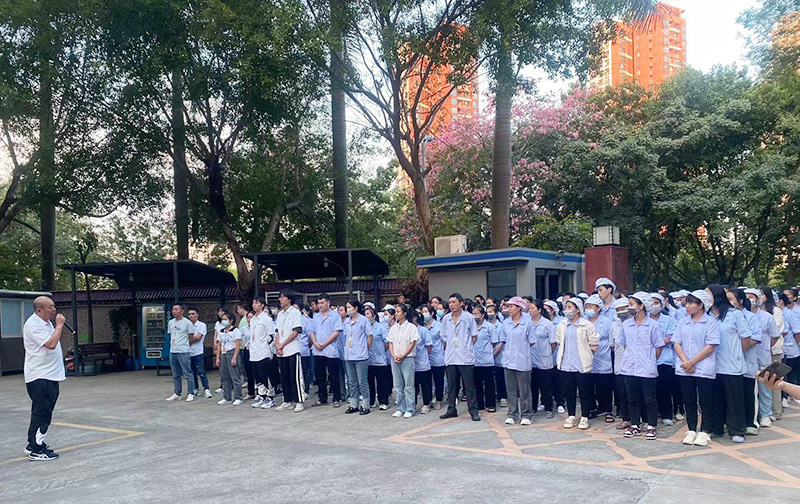 91免费网址大全化妝用品（深圳）有限公司開展消防安全應急疏散演練